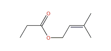 3-Methyl-2-butenyl propionate